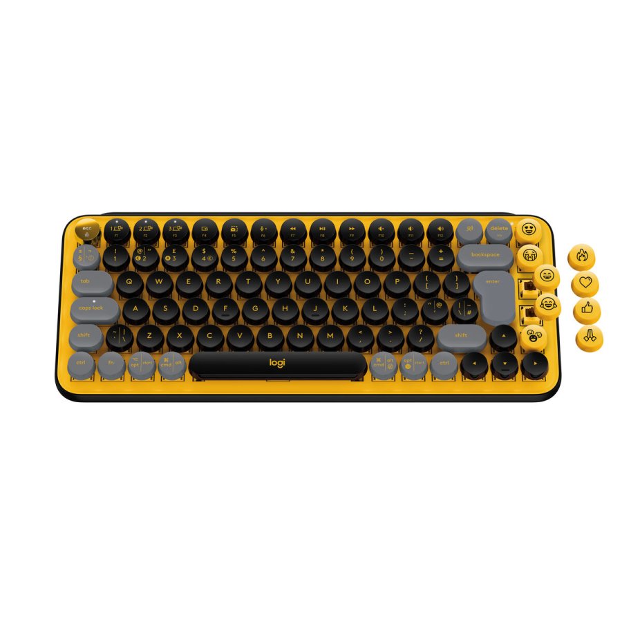 Tastatur Logitech POP Fransk Gul AZERTY #3