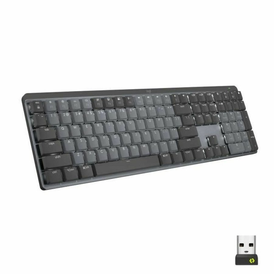 Tastatur Logitech MX Mechanical USB Grafit Baggrundsbelyst Tr�dl�st AZERTY #1
