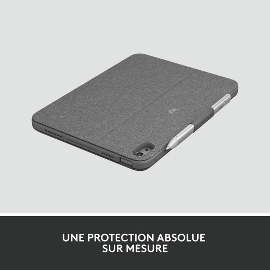 Bluetooth keyboard med tabletst�tte Logitech Combo Touch Gr� Fransk AZERTY #6