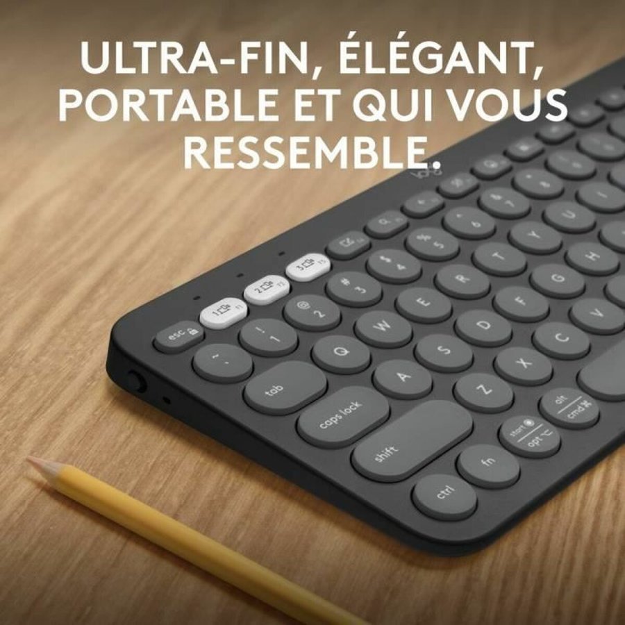 Bluetooth keyboard med tabletst�tte Logitech K380 Fransk Gr� Grafit M�rkegr� AZERTY #4