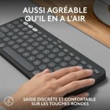 Bluetooth keyboard med tabletst�tte Logitech K380 Fransk Gr� Grafit M�rkegr� AZERTY #2
