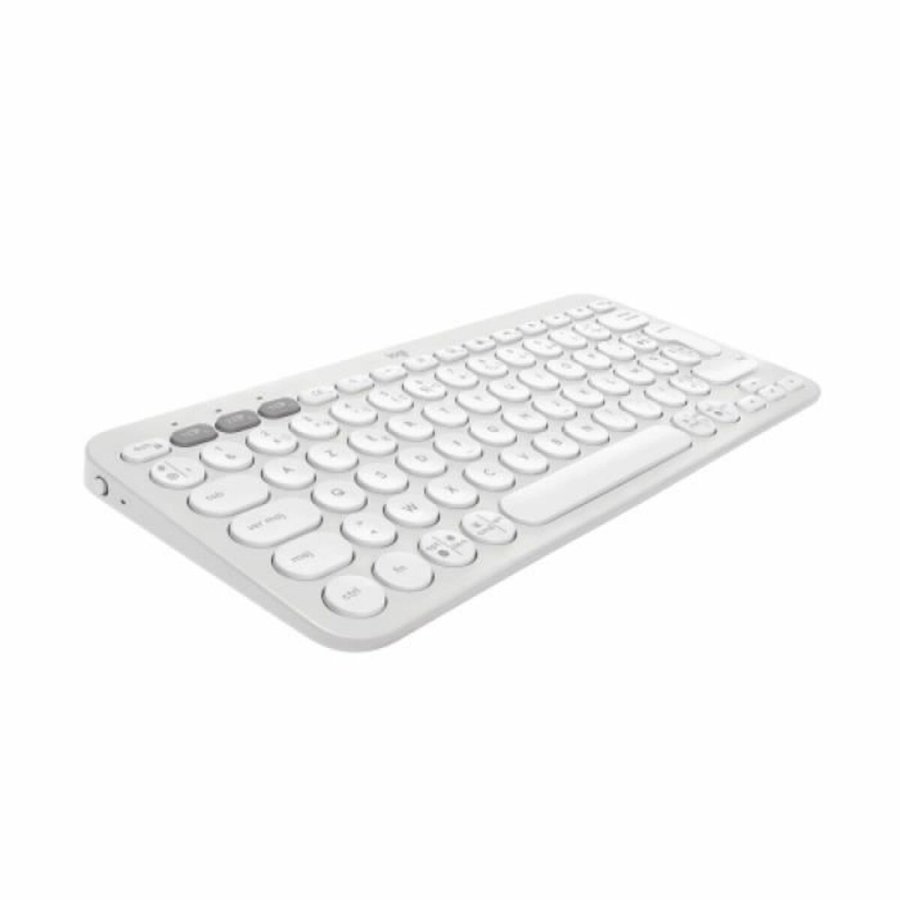 Bluetooth keyboard med tabletst�tte Logitech K380 Fransk Hvid AZERTY #1