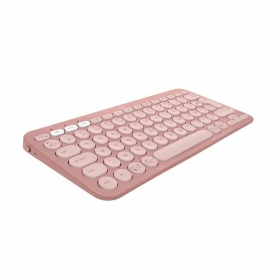 Bluetooth keyboard med tabletst�tte Logitech K380 Fransk Pink AZERTY #1