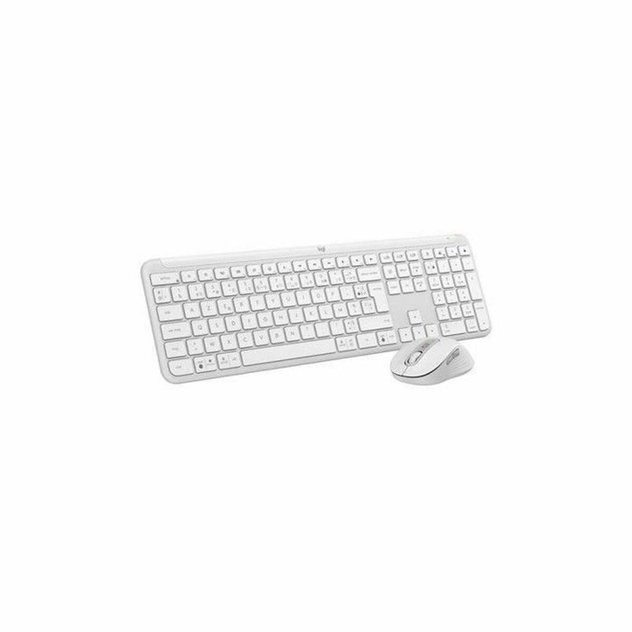 Tastatur og mus Logitech Hvid Fransk Azerty Fransk #1