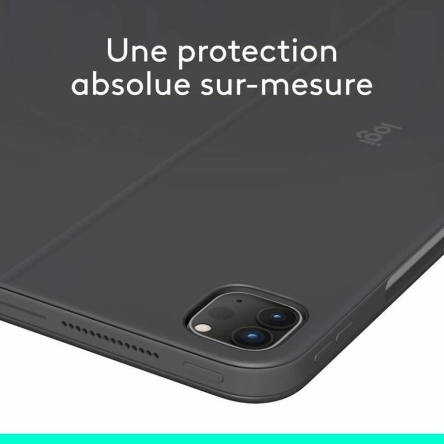 Tablet cover Logitech iPad Pro Sort Gr Grafit AZERTY QWERTY Qwerty US #5