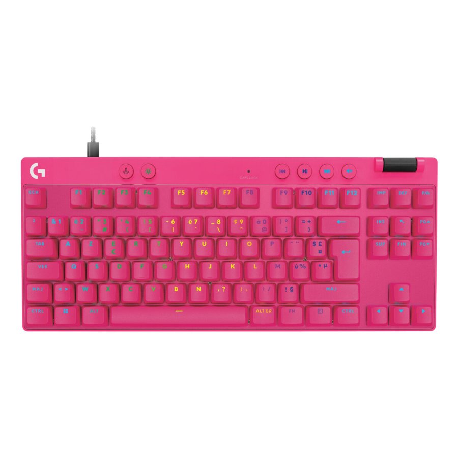 Tastatur og mus Logitech 920-013249 Pink Azerty Fransk #2