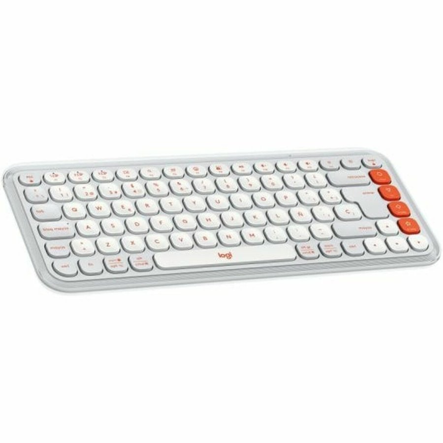 Tastatur Logitech 920-013069 Hvid #1
