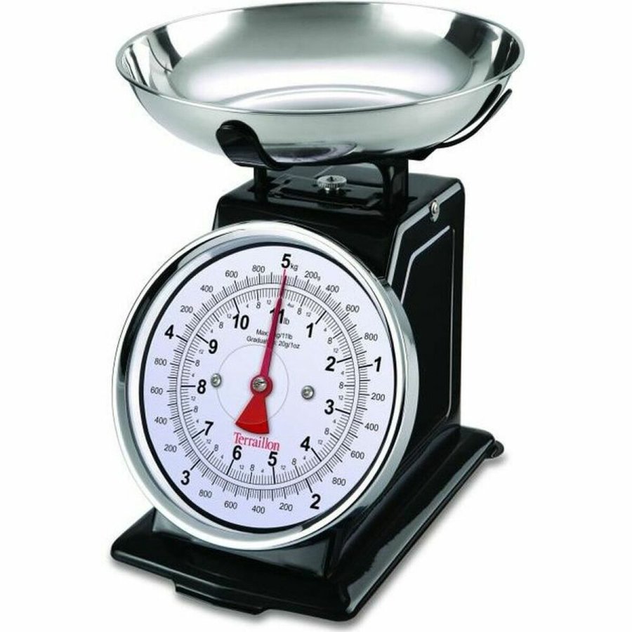 kkkenvgt Terraillon Retro Deco Sort 5 kg 1 L #1