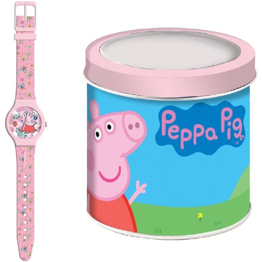 Ur til sm brn Peppa Pig PEPPA PIG - TIN BOX  33 mm #1
