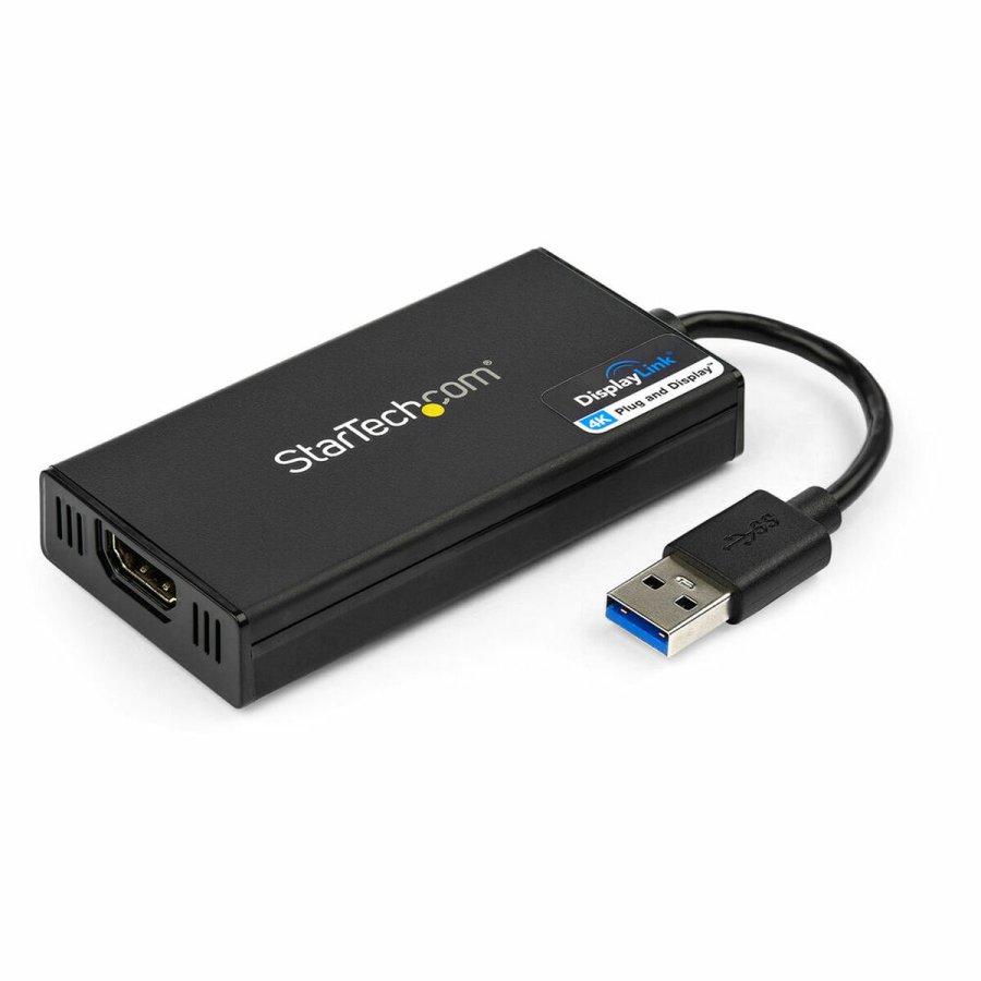 USB 3.0 til HDMI-adapter Startech USB32HD4K            Sort #1