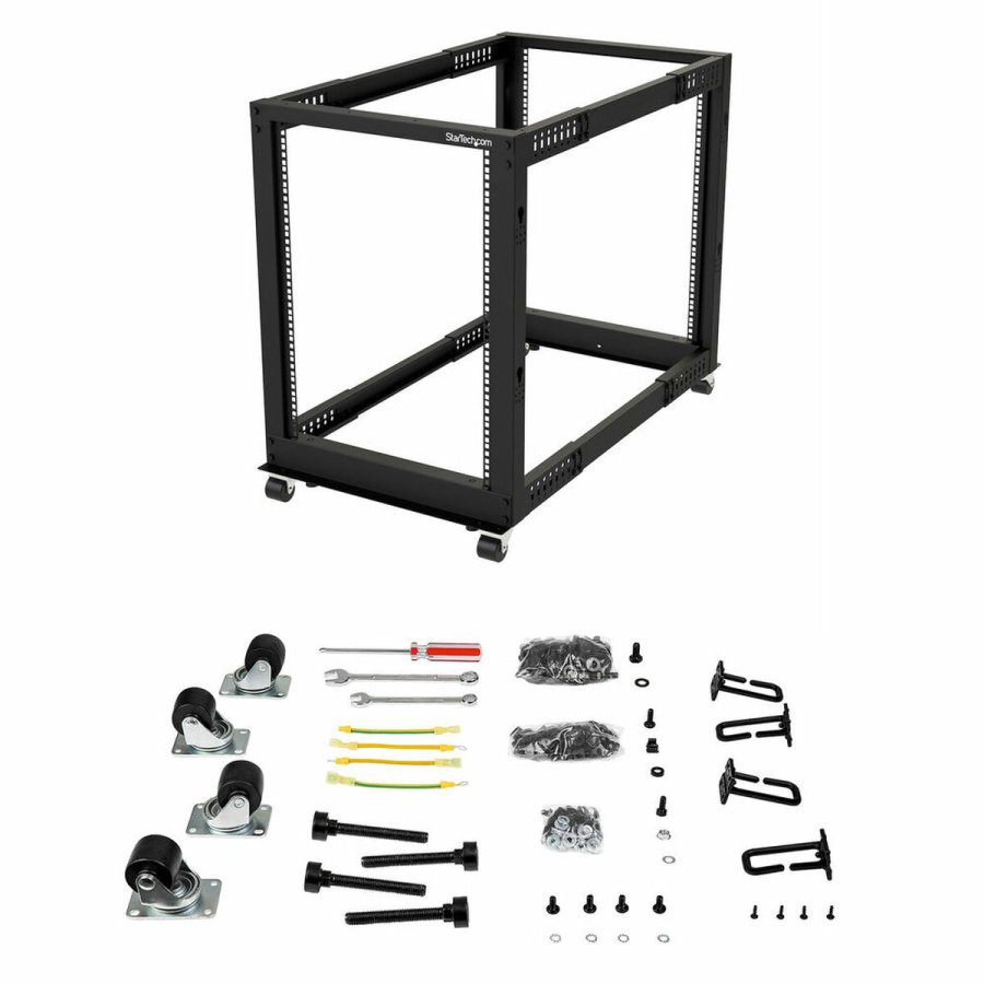 Vgmonteret rack kabinet Startech 4POSTRACK15U         #1