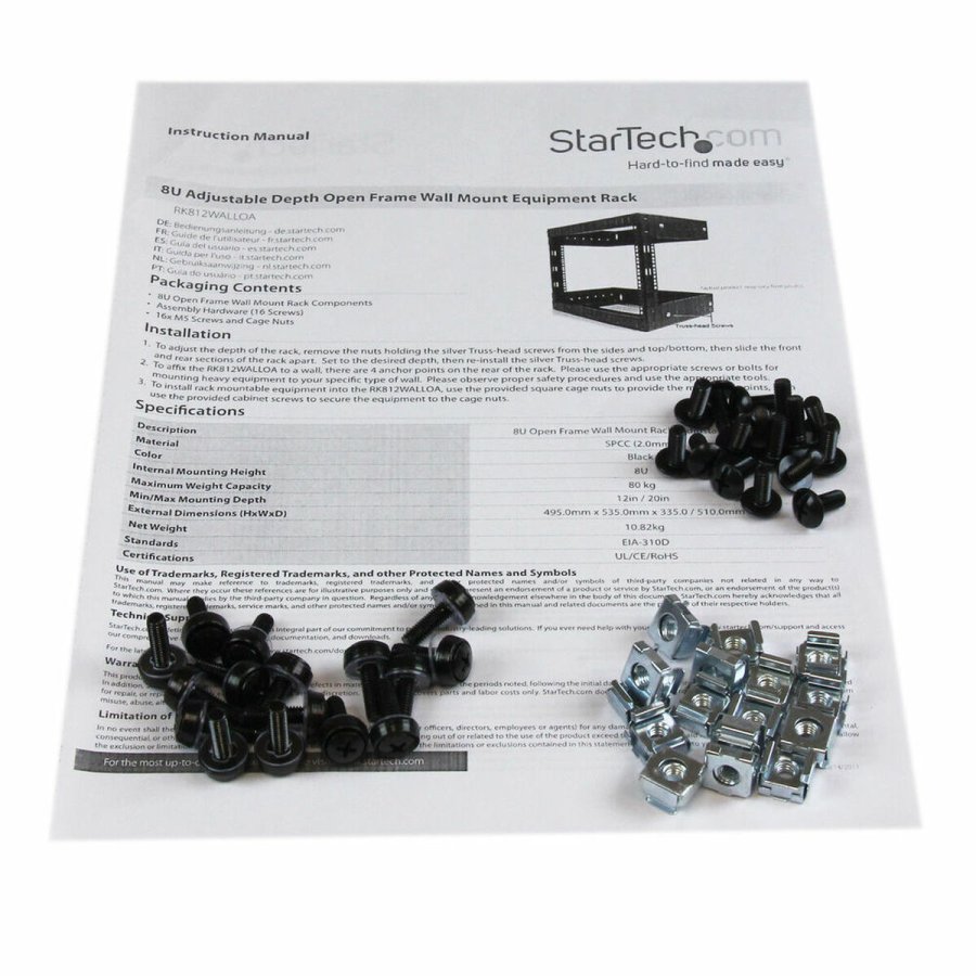 Tilbehr Startech RK812WALLO #3