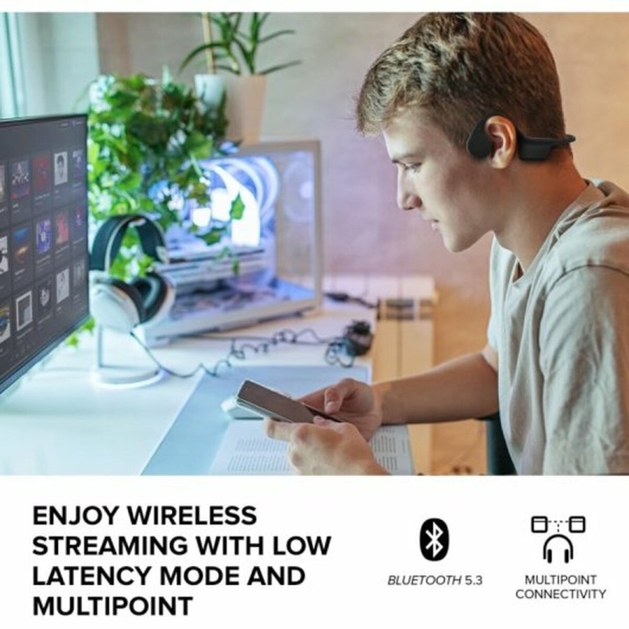 Hovedtelefoner med mikrofon Creative Technology Outlier Free Mini Sort #4