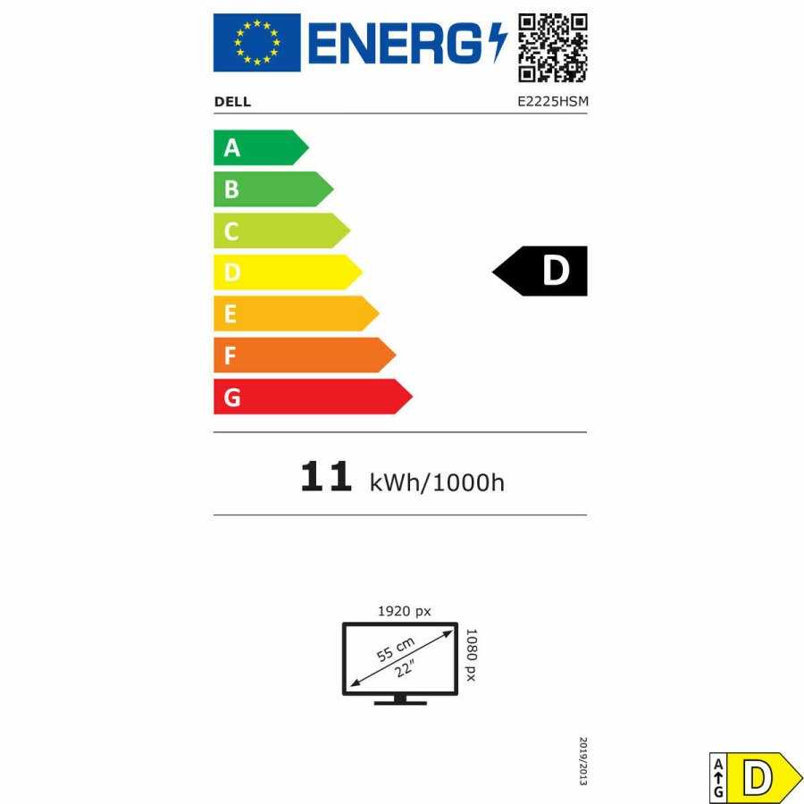 Skrm Dell DELL-E2225HSM 21,5
