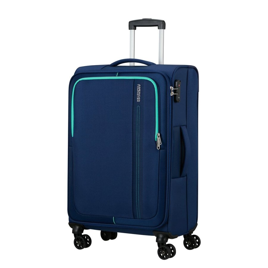 H�ndbagage American Tourister 146675-6636 Bl� 61 L 68 x 43 x 25 cm #3