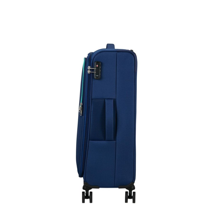 H�ndbagage American Tourister 146675-6636 Bl� 61 L 68 x 43 x 25 cm #2