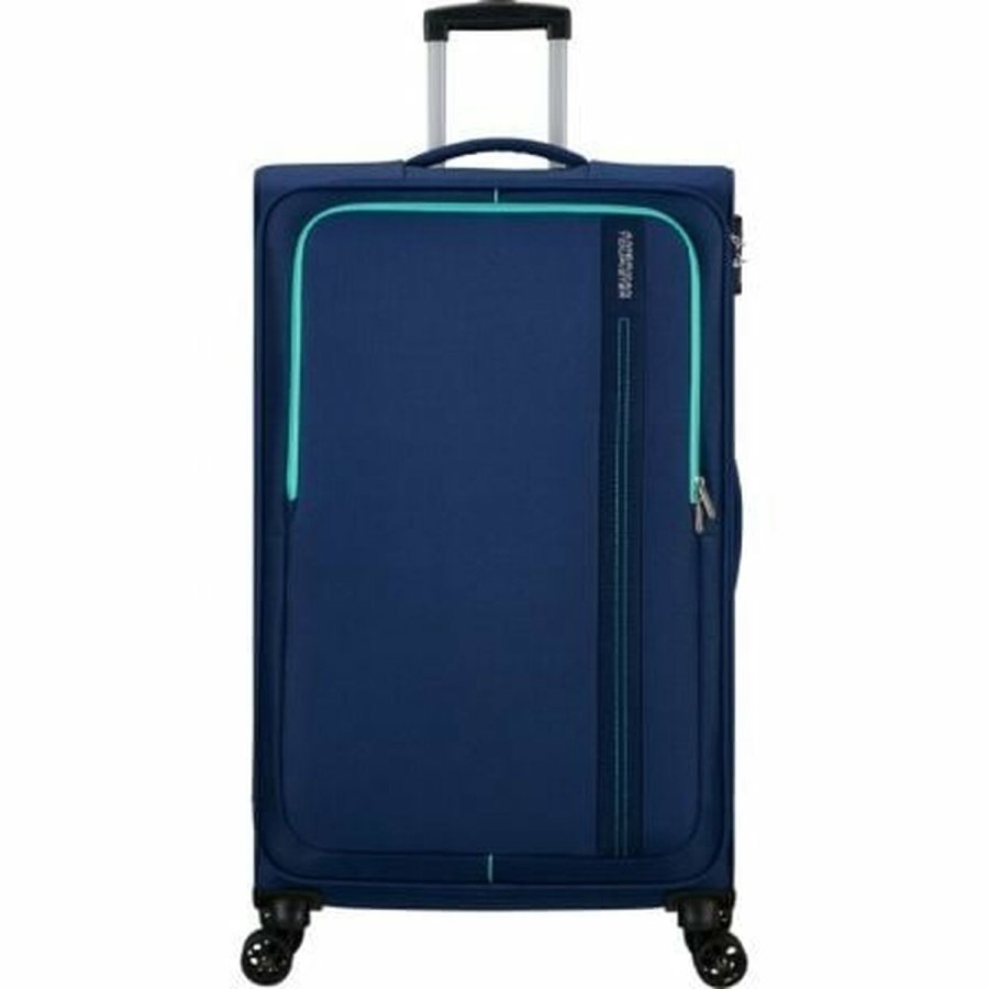H�ndbagage American Tourister Sea Seeker Spinner Bl� 92,5 L 80 x 47,5 x 28,5 cm #1