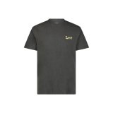 Kort�rmet T-shirt til M�nd Lee Working West Washed Sort #1