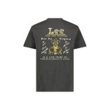 Kort�rmet T-shirt til M�nd Lee Working West Washed Sort #2