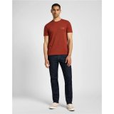 Kort�rmet T-shirt til M�nd Lee Lee Medium Wobbly Brun #3