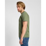 Kort�rmet T-shirt til M�nd Lee Lee Medium Wobbly Mercantile Oliven #4