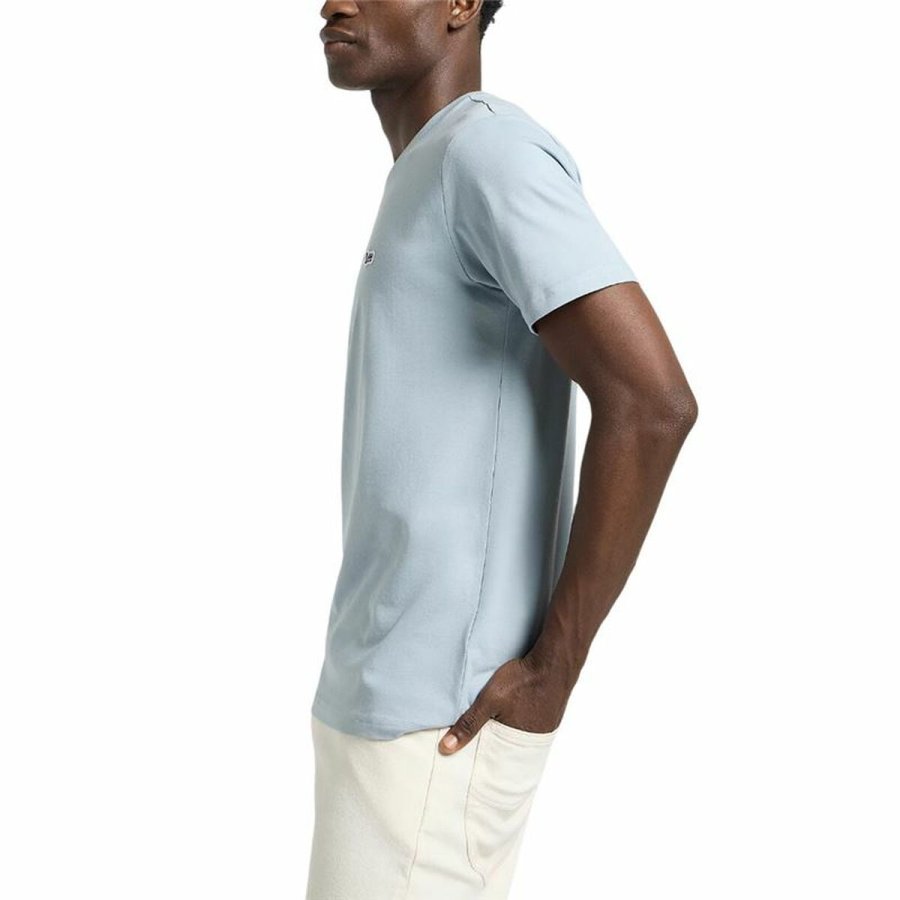 Kortrmet T-shirt til Mnd Lee Ss Patch Logo Tee #3