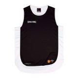 Basketballstr�je Spalding Hustle Tank Hvid Sort #1