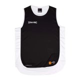 Basketballstr�je Spalding Hustle Tank Hvid Sort #3