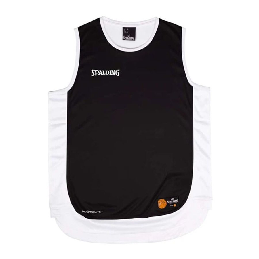Basketballstr�je Spalding Hustle Tank Hvid Sort #3