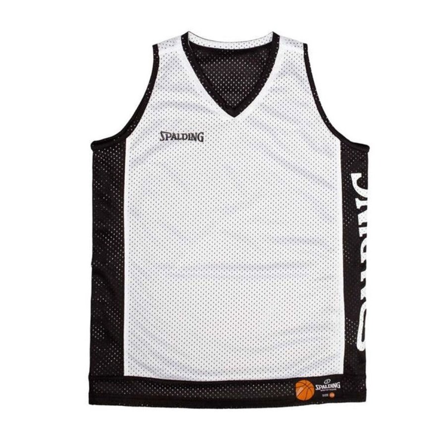 Basketballstr�je Spalding Spalding Reversible Tank Hvid Sort #2