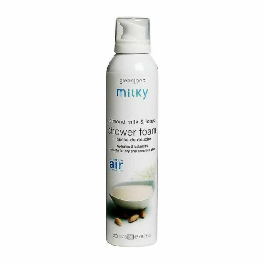 Shower Mousse Greenland Almond MIlk & Lotus (200 ml) #1