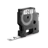 Lamineret tape Dymo S0718040 Sort/Hvid #2