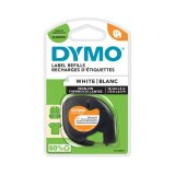 Lamineret tape Dymo S0718850 Sort/Hvid #1