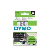 Lamineret tape Dymo S0720680 Sort Sort/Hvid #2