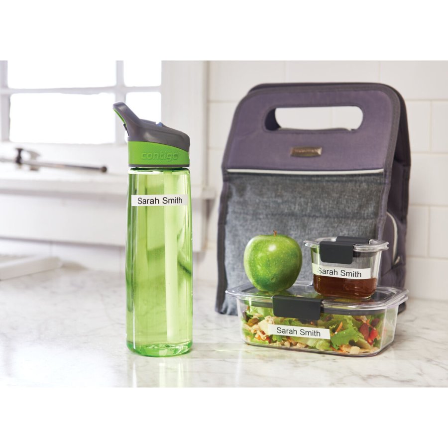 Lamineret tape til mrkningsmaskiner Dymo 91200 12 mm LetraTag Hvid Sort (10 enheder) #3