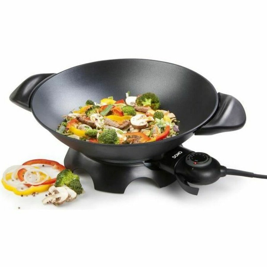 Wok Pande DOMO DO-8708W 2000 W 5 L Sort #1