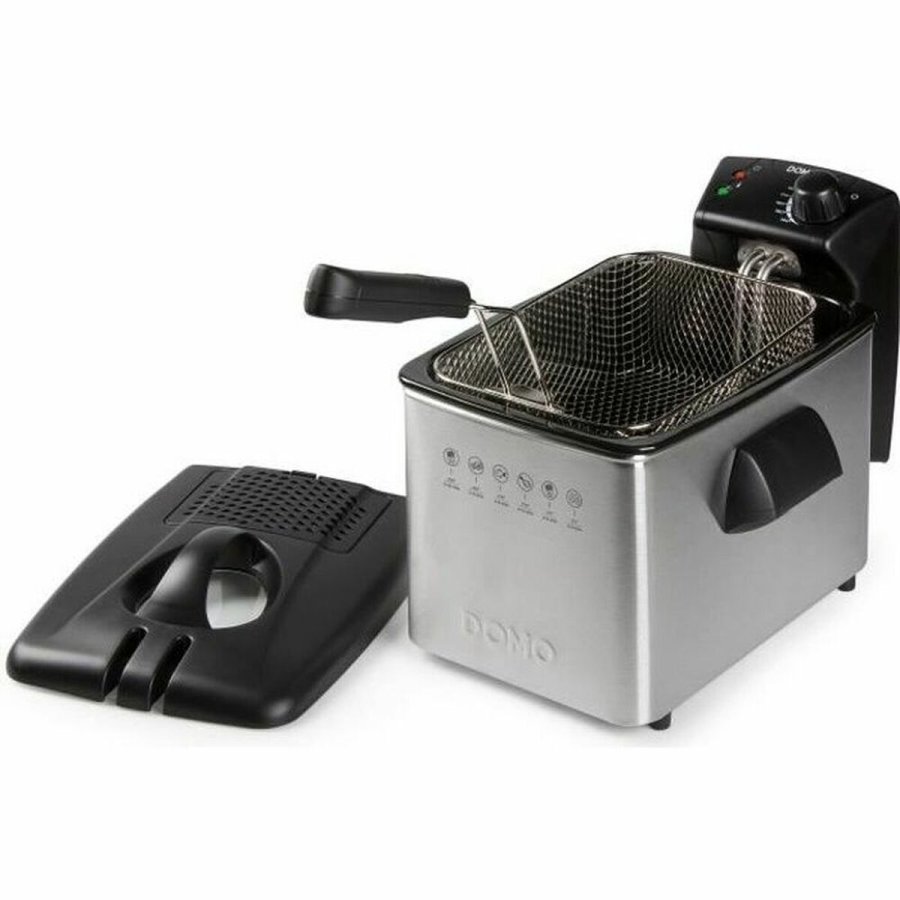 Frituregryde DOMO DO465FR 4 L 3000 W Slvfarvet Stl #1