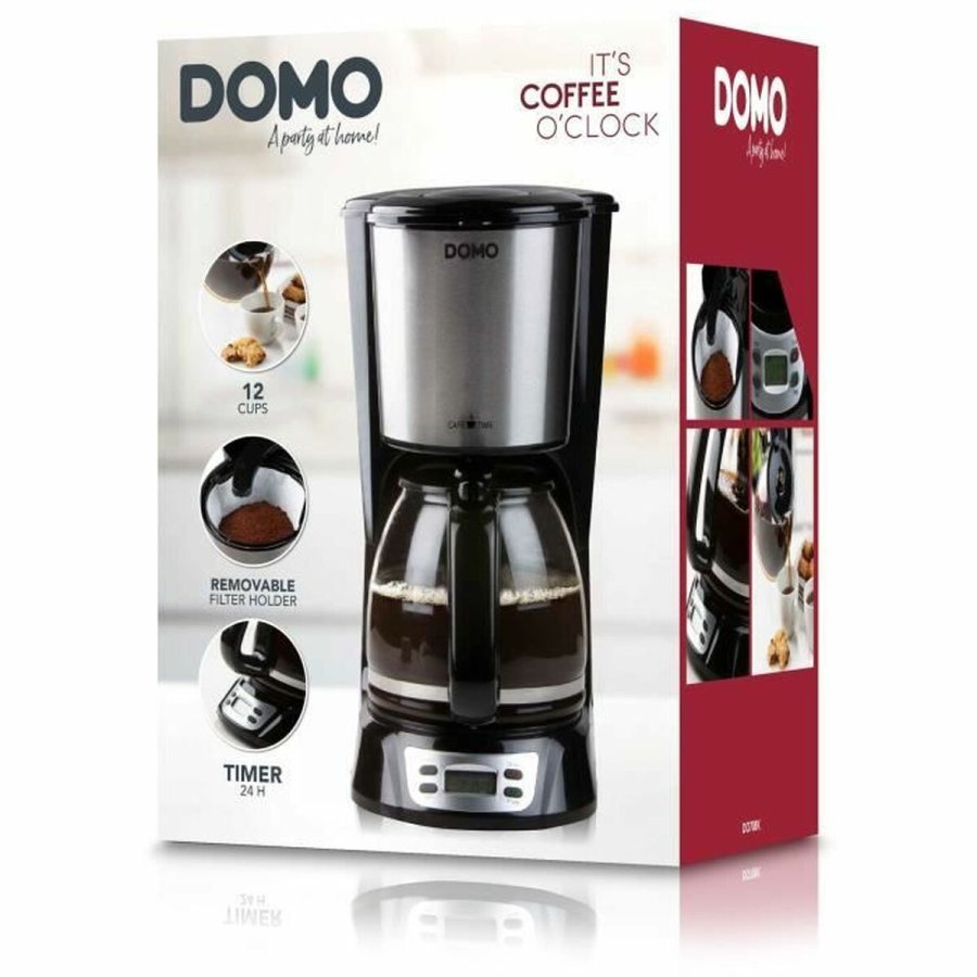 Drip Coffee Machine DOMO DO708K Sort 1000 W #5