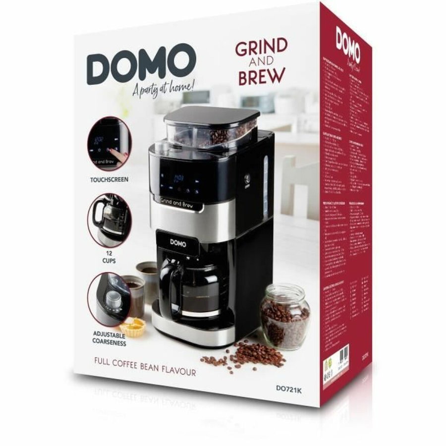 Drip Coffee Machine DOMO DO721K 1,5 L Sort #7