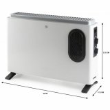Konvektor DOMO DO7351CH Hvid 2000 W #2