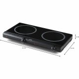 Plade i glaskeramik DOMO DO339KP 2500 W #3