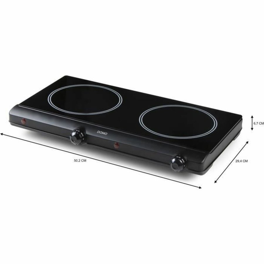 Plade i glaskeramik DOMO DO339KP 2500 W #3