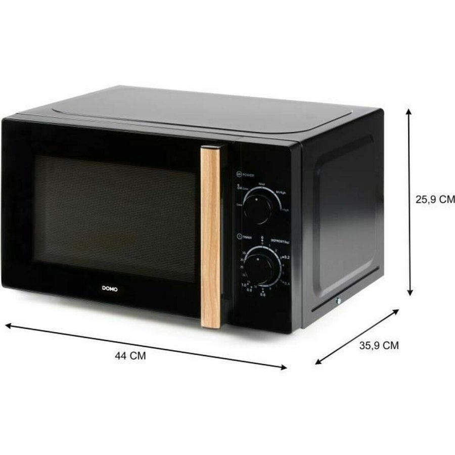 Mikroblgeovnen DOMO Sort 700 W 20 L #4