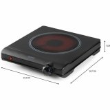 Plade i glaskeramik DOMO DO30111KP 1250 W #4