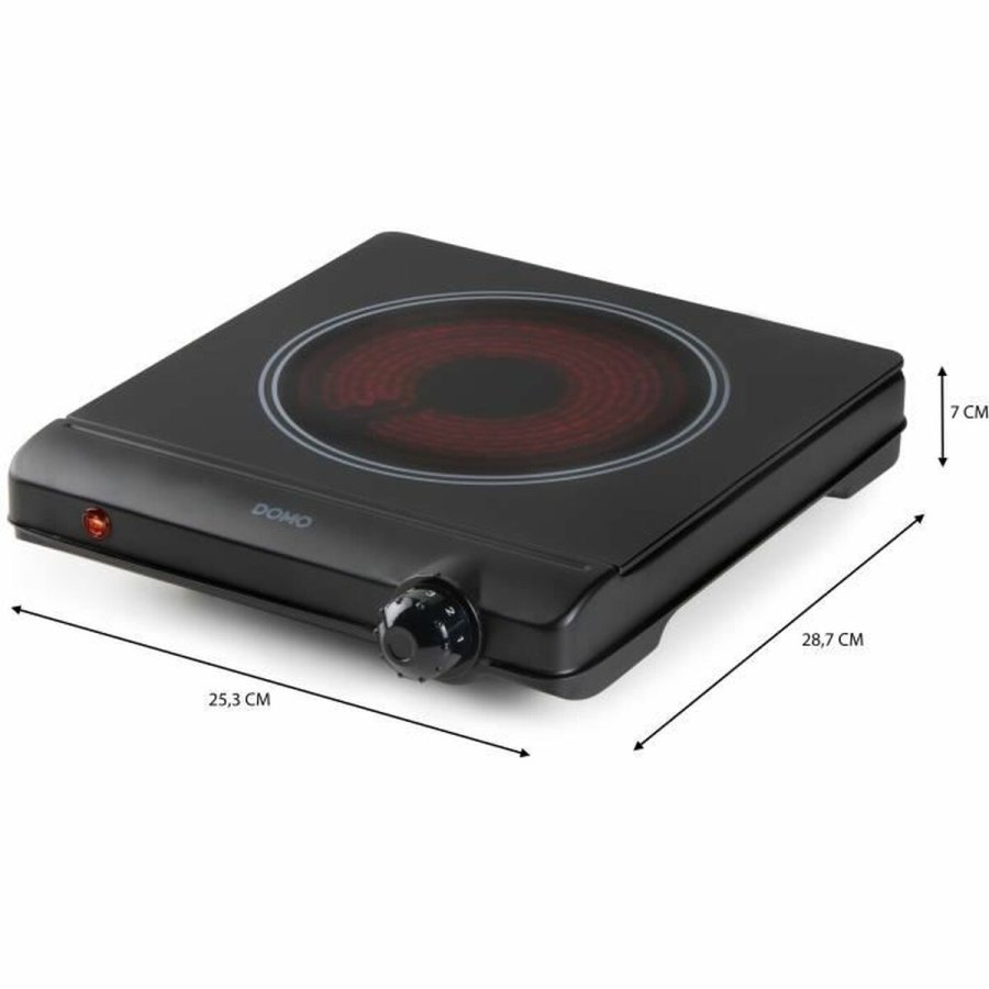 Plade i glaskeramik DOMO DO30111KP 1250 W #4