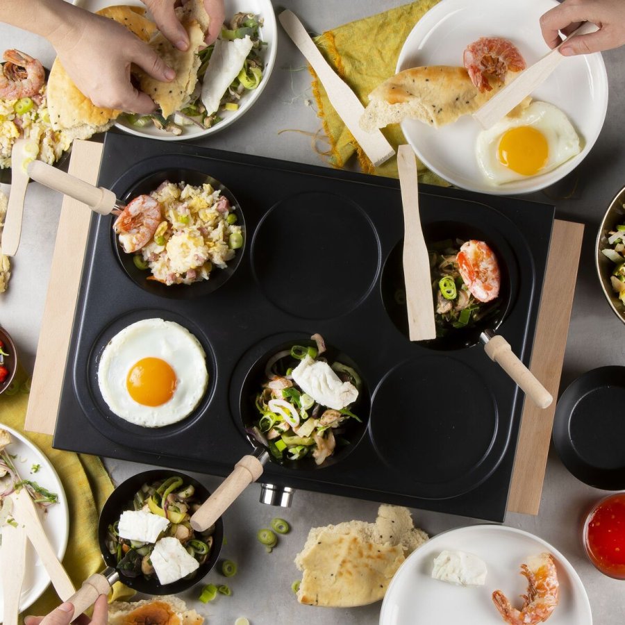 Wok Pande DOMO Sort Jern #6