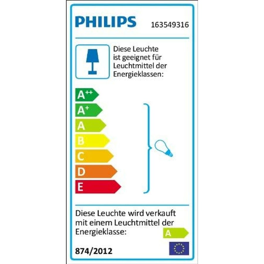 B�je Philips 16354/93/16 Antracit 12,1 x 80,2 x 12,1 cm Aluminium Plastik (4000 K) (Varm hvid) (2700 K) #5