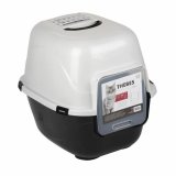 Transportboks til kledyr MPETS 62 x 53 x 58 cm Hvid Hvid/Sort Plastik #1