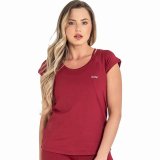 Kort�rmet T-shirt til Kvinder Ditchil Fitness #1