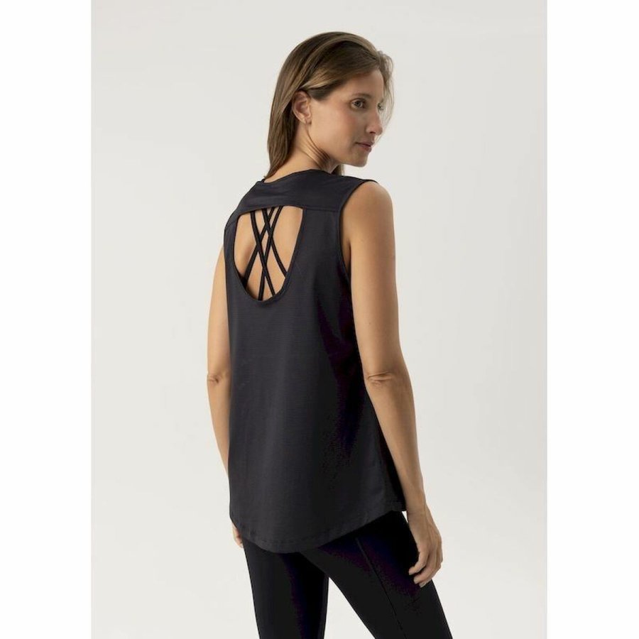 T-shirt til Damer uden rmer Ditchil Aria Sort #2